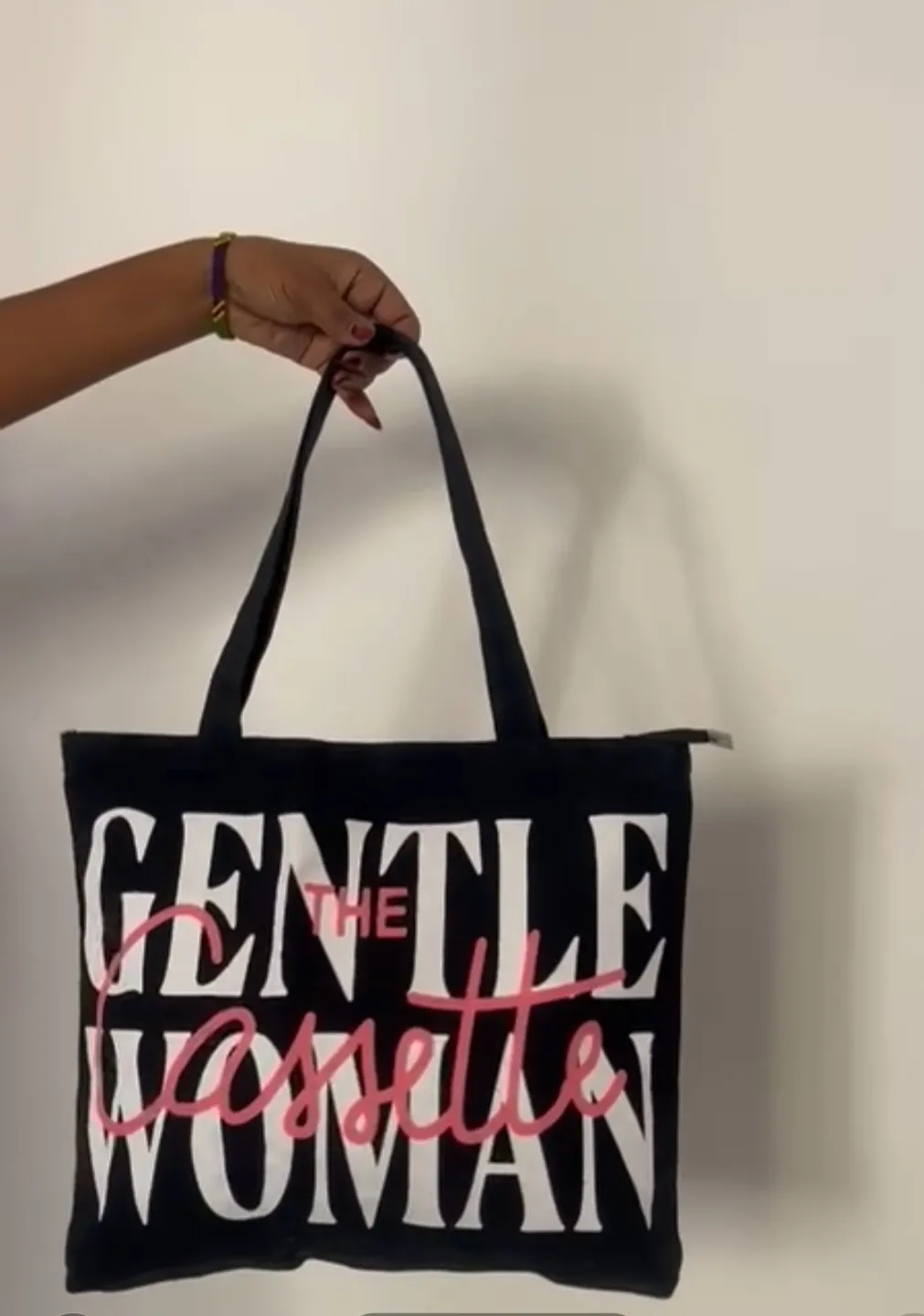 HAND BAG, cotton material