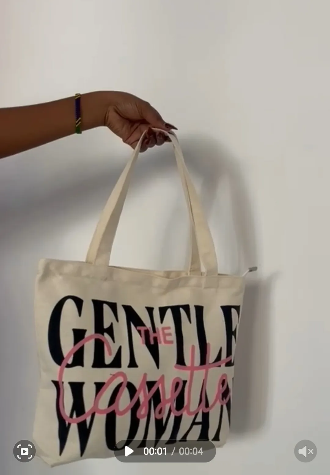 HAND BAG, cotton material