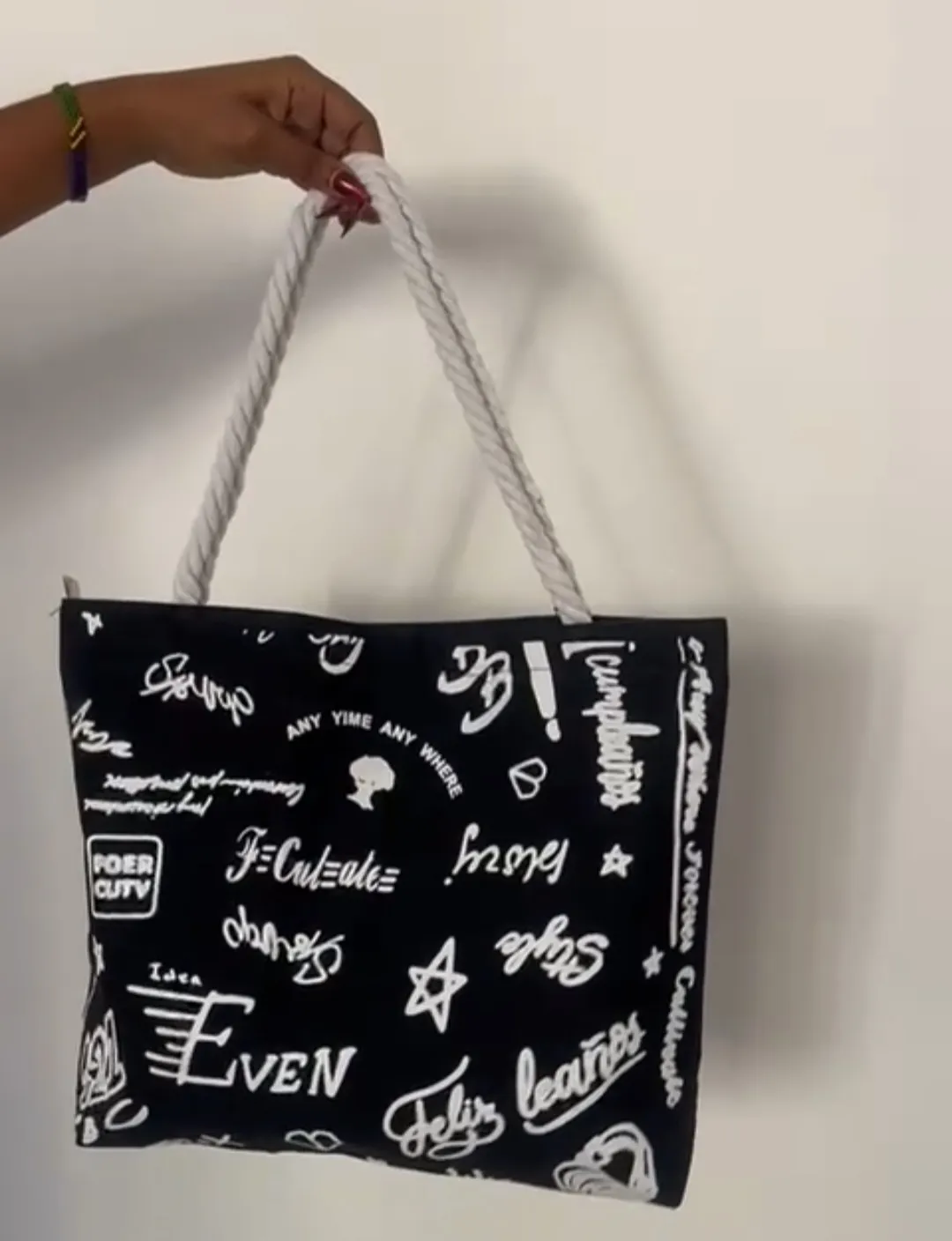 HAND BAG, cotton material